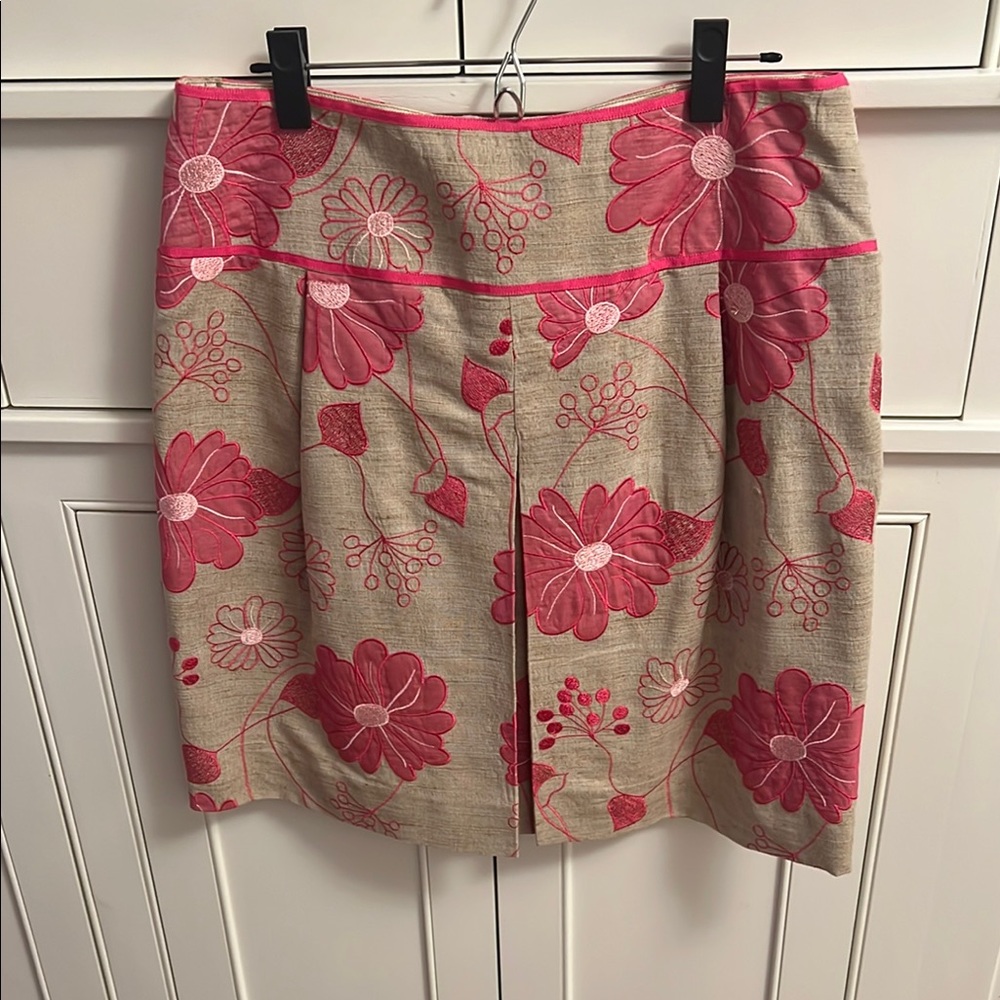 Pink Pleated Mini Pencil Skirt for Cocktail